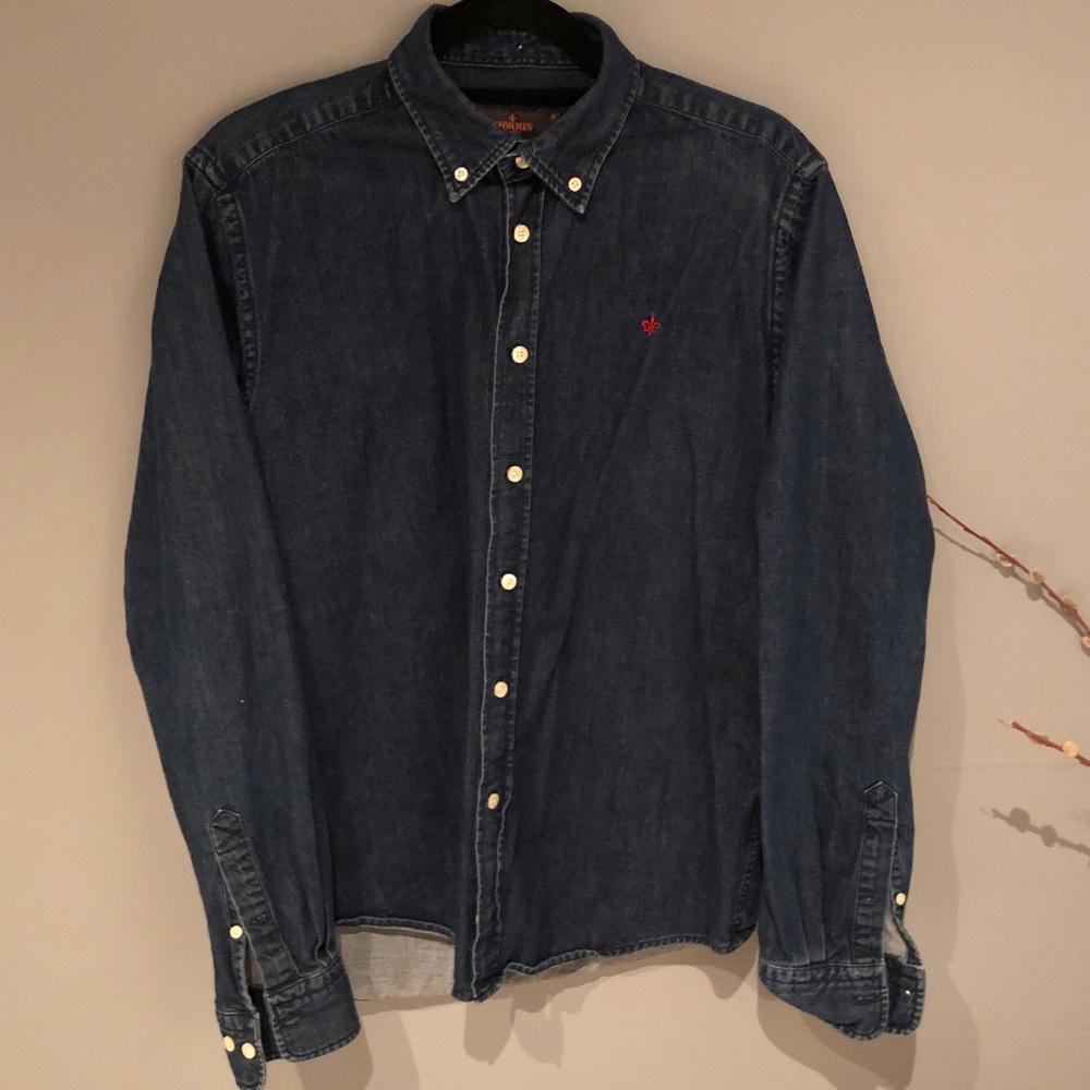 Morris Stockholm denim button down